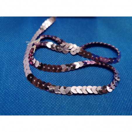 TAŚMA CEKINOWA 6 MM Z METRA