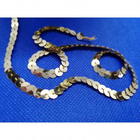 TAŚMA CEKINOWA 6 MM Z METRA