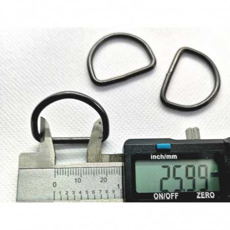 PÓŁKOLA METALOWE 25 MM