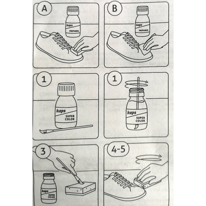 Farba do skóry naturalnej, syntetycznej i tekstyliów kolor Lila