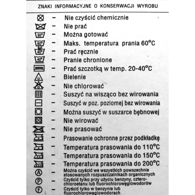 WSZYWKA ODZIEŻOWA PRZEPIS PRANIA