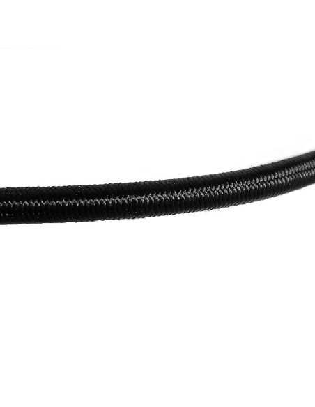 Guma okrągłą w oplocie o średnicy 4 mm czarna