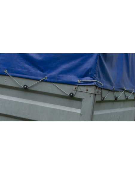 OCZKA metalowe 10 mm z podkładkami 100 kpl