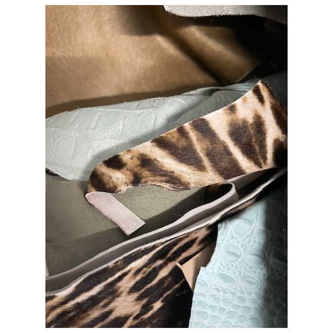 Skóra ozdobna ścinki