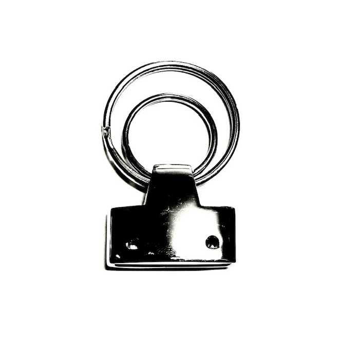 Uchwyt do breloczka z dwoma kółkami